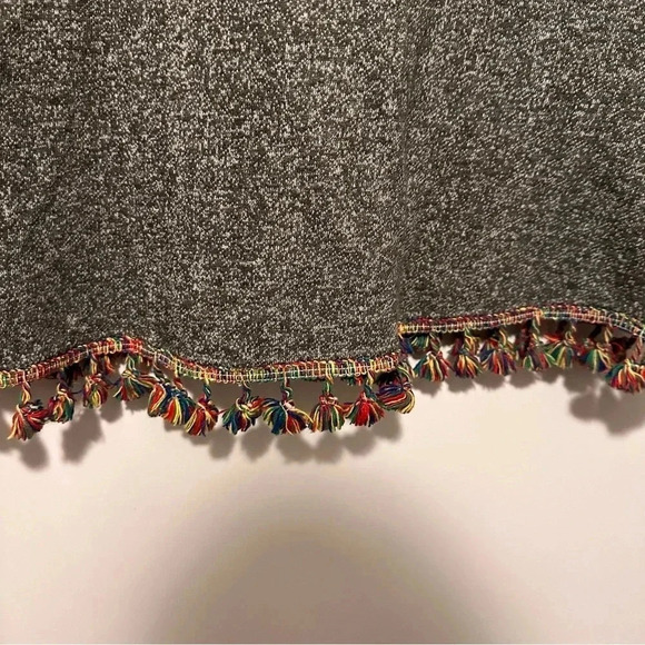 Entro Melange Shift Dress Women Aztec Tapestry Round Neck Knit gray size M - Picture 4 of 10